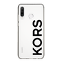 スリムプロテクションケース［ MICHAEL KORS - Logo - Black ］