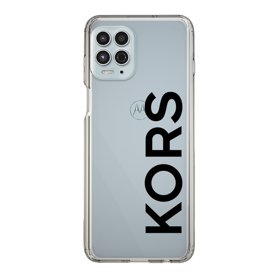 スリムプロテクションケース［ MICHAEL KORS - Logo - Black ］