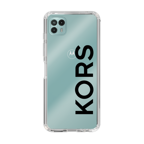 スリムプロテクションケース［ MICHAEL KORS - Logo - Black ］