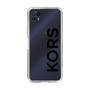 スリムプロテクションケース［ MICHAEL KORS - Logo - Black ］