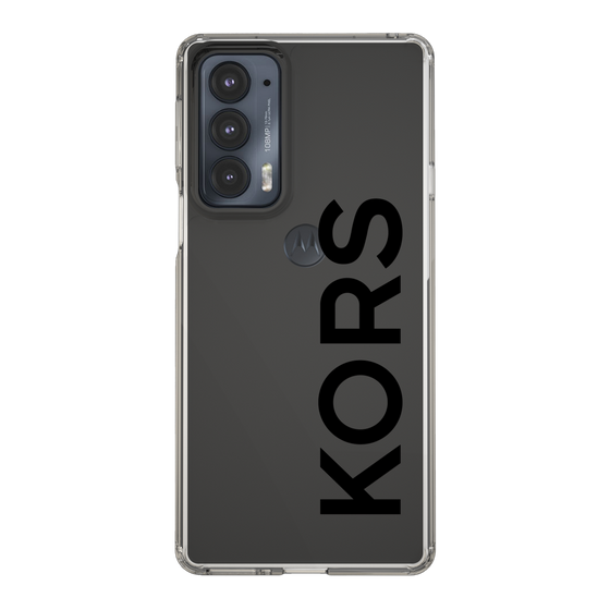 スリムプロテクションケース［ MICHAEL KORS - Logo - Black ］