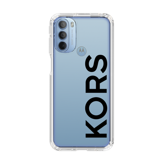 スリムプロテクションケース［ MICHAEL KORS - Logo - Black ］