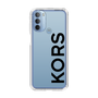 スリムプロテクションケース［ MICHAEL KORS - Logo - Black ］