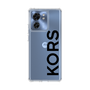 スリムプロテクションケース［ MICHAEL KORS - Logo - Black ］