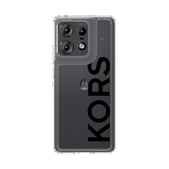 スリムプロテクションケース［ MICHAEL KORS - Logo - Black ］