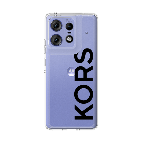 スリムプロテクションケース［ MICHAEL KORS - Logo - Black ］