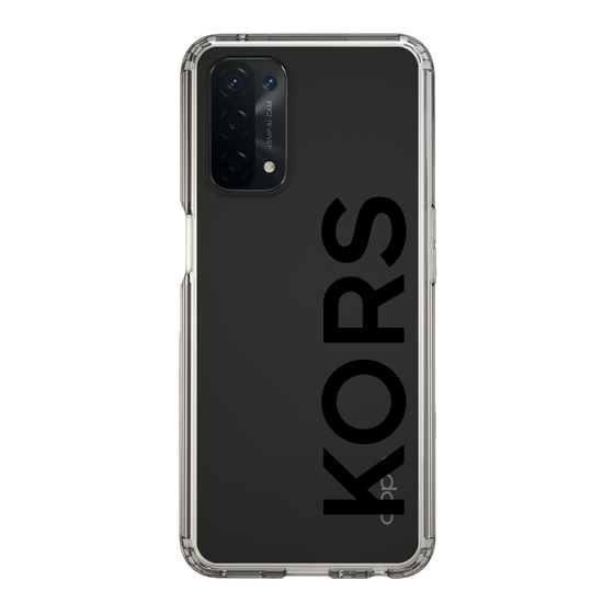スリムプロテクションケース［ MICHAEL KORS - Logo - Black ］