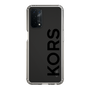 スリムプロテクションケース［ MICHAEL KORS - Logo - Black ］
