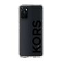 スリムプロテクションケース［ MICHAEL KORS - Logo - Black ］