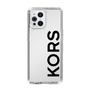 スリムプロテクションケース［ MICHAEL KORS - Logo - Black ］