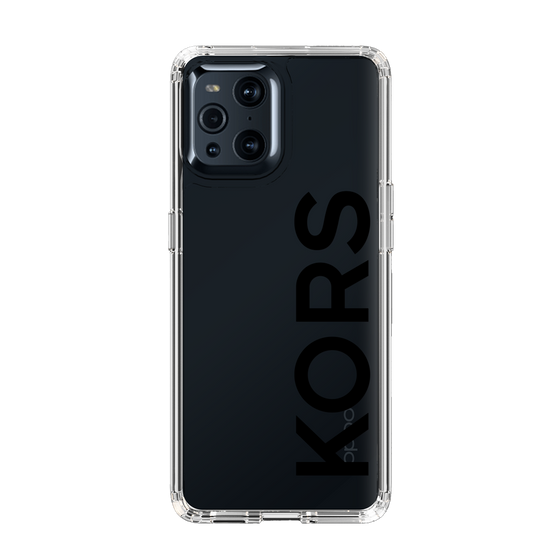 スリムプロテクションケース［ MICHAEL KORS - Logo - Black ］