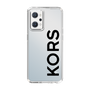 スリムプロテクションケース［ MICHAEL KORS - Logo - Black ］