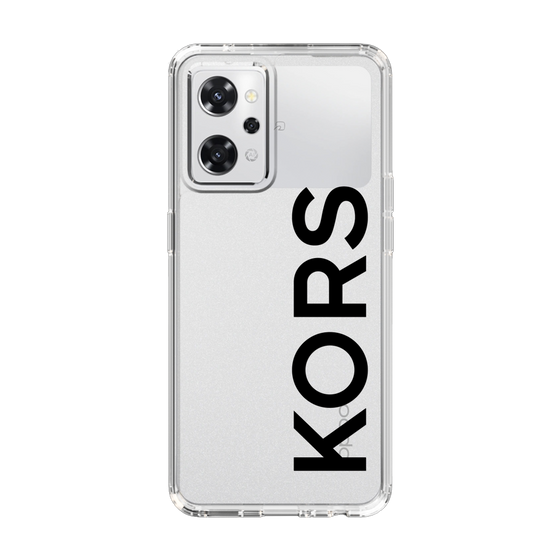 スリムプロテクションケース［ MICHAEL KORS - Logo - Black ］