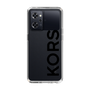 スリムプロテクションケース［ MICHAEL KORS - Logo - Black ］
