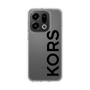 スリムプロテクションケース［ MICHAEL KORS - Logo - Black ］