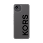 スリムプロテクションケース［ MICHAEL KORS - Logo - Black ］