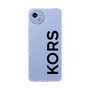 スリムプロテクションケース［ MICHAEL KORS - Logo - Black ］