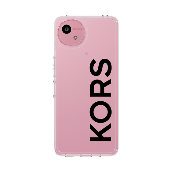 スリムプロテクションケース［ MICHAEL KORS - Logo - Black ］