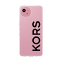 スリムプロテクションケース［ MICHAEL KORS - Logo - Black ］