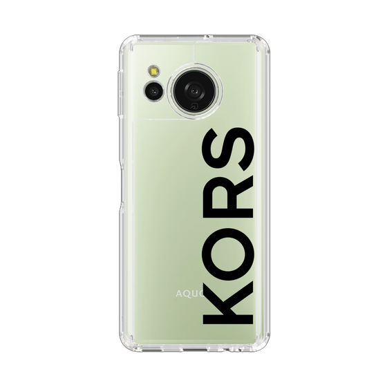 スリムプロテクションケース［ MICHAEL KORS - Logo - Black ］