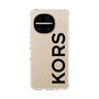 スリムプロテクションケース［ MICHAEL KORS - Logo - Black ］
