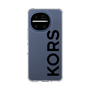スリムプロテクションケース［ MICHAEL KORS - Logo - Black ］