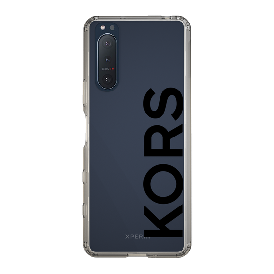 スリムプロテクションケース［ MICHAEL KORS - Logo - Black ］