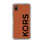 スリムプロテクションケース［ MICHAEL KORS - Logo - Black ］