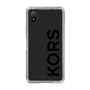 スリムプロテクションケース［ MICHAEL KORS - Logo - Black ］