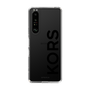 スリムプロテクションケース［ MICHAEL KORS - Logo - Black ］