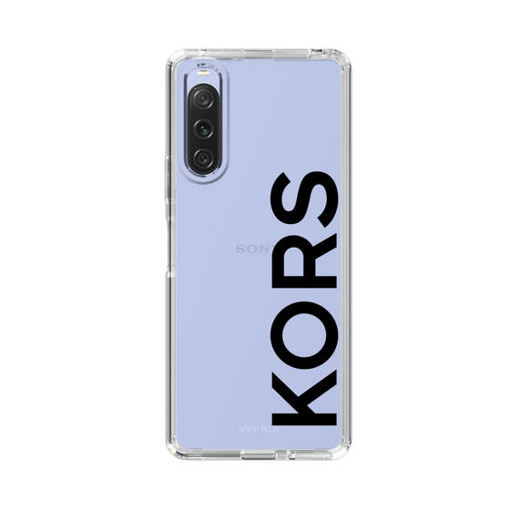 スリムプロテクションケース［ MICHAEL KORS - Logo - Black ］