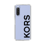 スリムプロテクションケース［ MICHAEL KORS - Logo - Black ］