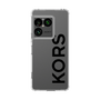 スリムプロテクションケース［ MICHAEL KORS - Logo - Black ］