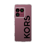 スリムプロテクションケース［ MICHAEL KORS - Logo - Black ］