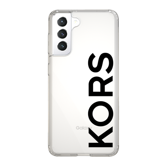 スリムプロテクションケース［ MICHAEL KORS - Logo - Black ］