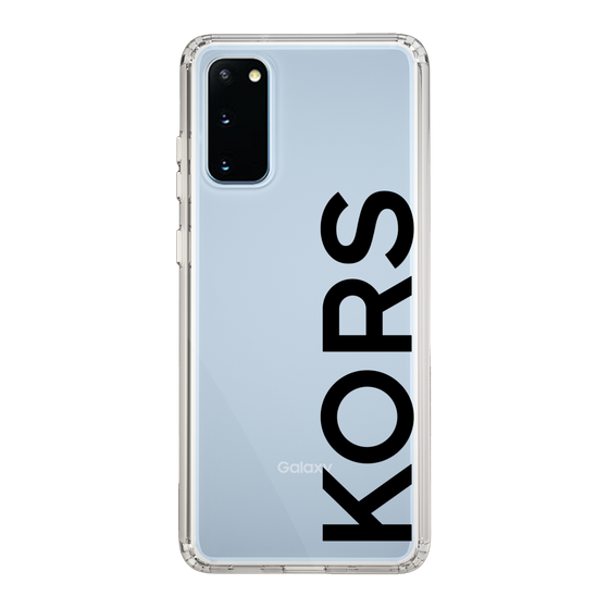スリムプロテクションケース［ MICHAEL KORS - Logo - Black ］