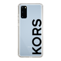 スリムプロテクションケース［ MICHAEL KORS - Logo - Black ］