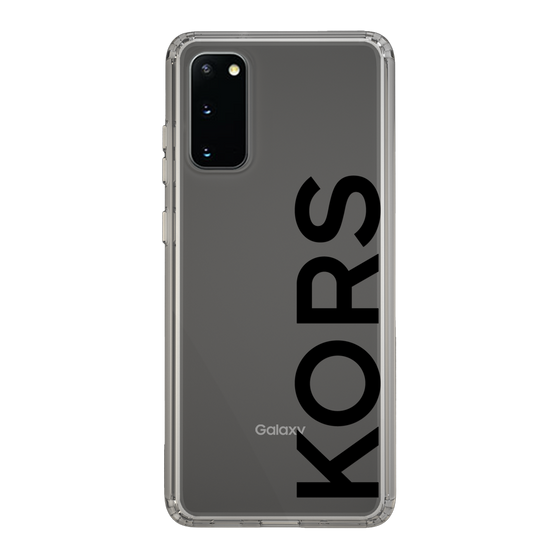 スリムプロテクションケース［ MICHAEL KORS - Logo - Black ］