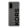 スリムプロテクションケース［ MICHAEL KORS - Logo - Black ］