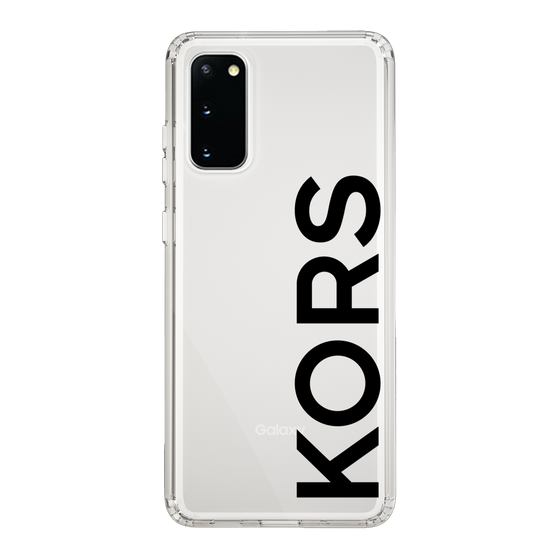 スリムプロテクションケース［ MICHAEL KORS - Logo - Black ］