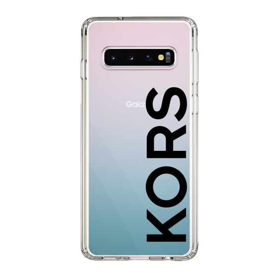 スリムプロテクションケース［ MICHAEL KORS - Logo - Black ］