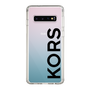 スリムプロテクションケース［ MICHAEL KORS - Logo - Black ］
