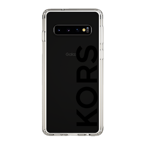 スリムプロテクションケース［ MICHAEL KORS - Logo - Black ］