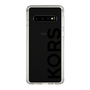 スリムプロテクションケース［ MICHAEL KORS - Logo - Black ］