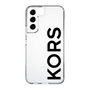 スリムプロテクションケース［ MICHAEL KORS - Logo - Black ］