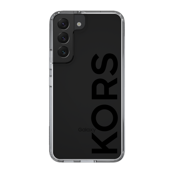 スリムプロテクションケース［ MICHAEL KORS - Logo - Black ］