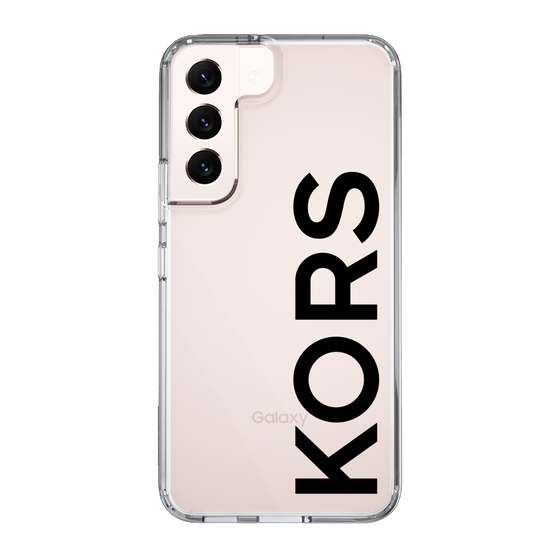 スリムプロテクションケース［ MICHAEL KORS - Logo - Black ］