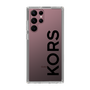 スリムプロテクションケース［ MICHAEL KORS - Logo - Black ］