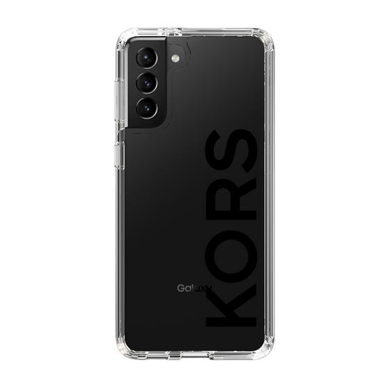 スリムプロテクションケース［ MICHAEL KORS - Logo - Black ］