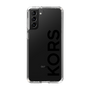 スリムプロテクションケース［ MICHAEL KORS - Logo - Black ］